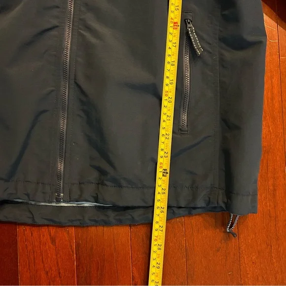 Lands End women’s Rain Jacket wind breaker large navy - Picture 4 of 11